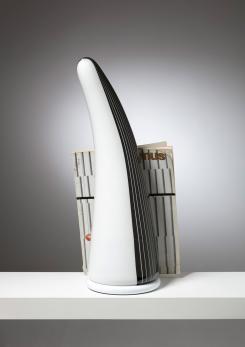 Compasso - Murano Glass Black and White Table Lamp by Res