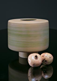 Compasso - 1960s Ceramic Vase by Luciano Vichi