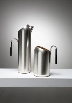 Compasso - Pair of Italian 60s Silver Plate Pitchers