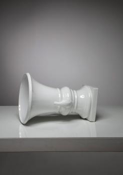 Compasso - Enameled Ceramic Vase by Antonia Campi for S.C.I. Laveno