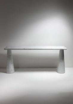 Compasso - Marble Console by Angelo Mangiarotti for Skipper