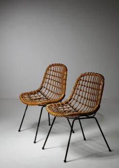 Compasso - Pair of "BS1N" Chairs by Tito Agnoli for Pierantonio Bonacina