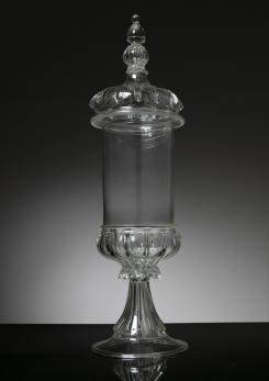 Compasso - Murano Glass Jar Attributed to Vetreria Vistosi