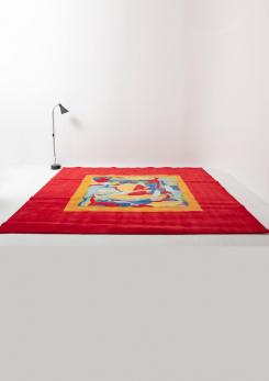 Compasso - "La Rochefoucauld" Wool Carpet by Linde Burkhardt for Driade