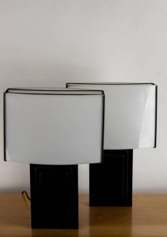 Compasso - Pair of Italian 1970s Table Lamps