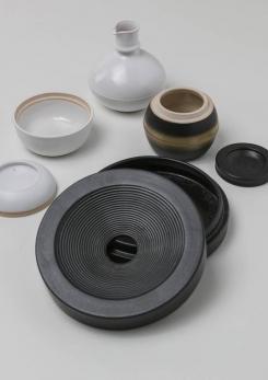 Compasso - Set of Four Ceramic Pieces by Franco Bucci for Laboratorio Pesaro