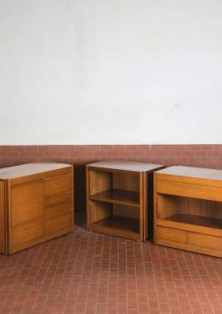 Compasso - Set of Four "4D" storage system by Angelo Mangiarotti for Molteni