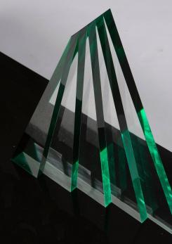 Compasso - Impressive Plexiglas Sculpture by Luca Bonato for Fusina