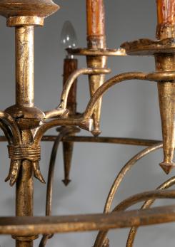 Compasso - Italian 50s Chandelier by Lumi