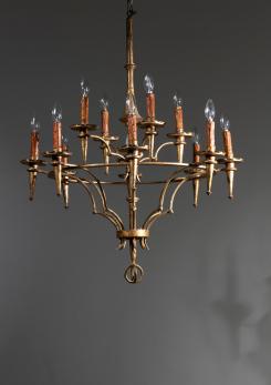 Compasso - Italian 50s Chandelier by Lumi
