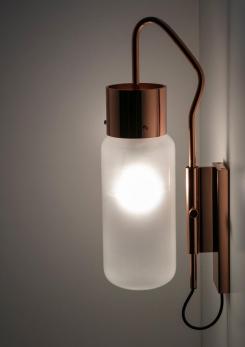 Compasso - "Bidone" Copper Wall Lamp by Caccia Dominioni for Azucena