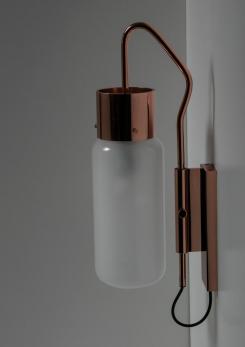 Compasso - "Bidone" Copper Wall Lamp by Caccia Dominioni for Azucena