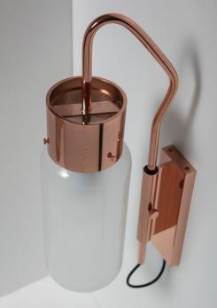 Compasso - "Bidone" Copper Wall Lamp by Caccia Dominioni for Azucena
