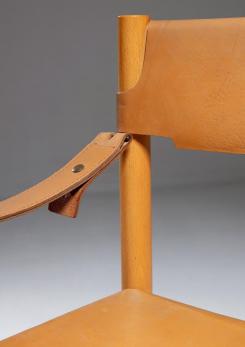 Compasso - "Solaris" Leather Armchair by Franco Vattolo for Ibisco, Italy, 1970s