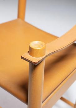Compasso - "Solaris" Leather Armchair by Franco Vattolo for Ibisco, Italy, 1970s