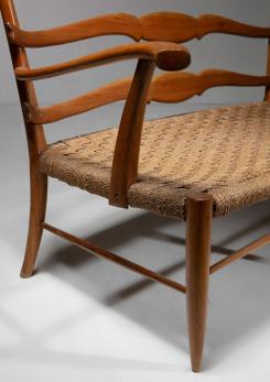 Compasso - Italian 50s Bench in the Style of Paolo Buffa