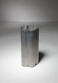 Compasso - Large Aluminum Vase by Albert Leclerc for Il Sestante