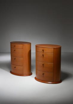 Compasso - "Chiave di Violino" Night Stands by Reichlin and Geronzi for Molteni