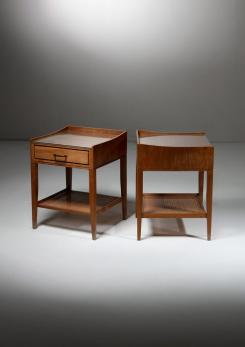 Compasso - Pair 60s Night Stands in the style of Gianfranco Frattini for Cantieri Carugati