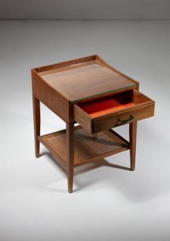 Compasso - Pair 60s Night Stands in the style of Gianfranco Frattini for Cantieri Carugati