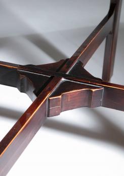 Compasso - Drop-Leaf Game Table attributed to Ico Parisi.