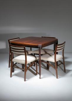 Compasso - Drop-Leaf Game Table attributed to Ico Parisi.