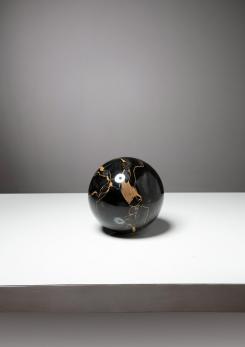 Compasso - Large Portoro Marble Sphere