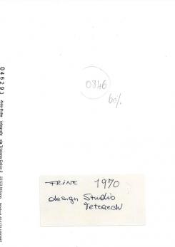 Compasso - Studio Tetrarch "Frine Artemide Table Lamps Original Picture by Aldo Ballo