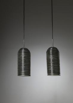 Compasso - Pair of "Saturno" Pendant Lamps by Kazuo Motozawa for Yamagiwa / Staff Leuchten