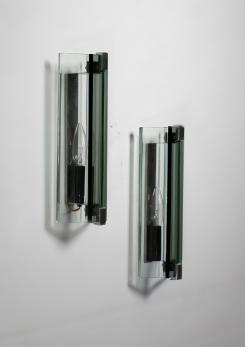 Compasso - Pair of Wall Lamps by Veca