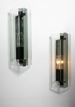Compasso - Pair of Wall Lamps by Veca
