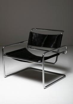 Compasso - Cantilever Steel chair by Luigi Saccardo for Arrmet