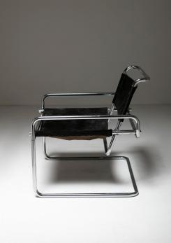 Compasso - Cantilever Steel chair by Luigi Saccardo for Arrmet