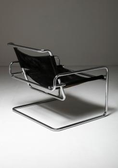 Compasso - Cantilever Steel chair by Luigi Saccardo for Arrmet