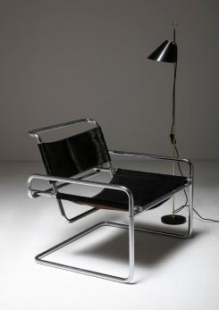 Compasso - Cantilever Steel chair by Luigi Saccardo for Arrmet