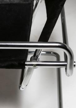 Compasso - Cantilever Steel chair by Luigi Saccardo for Arrmet