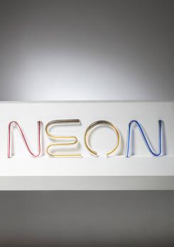 Compasso - "N" "E" "O" "N" Crystal Letters by Massimo Vignelli for Venini