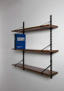 Compasso - Italian 50s Wall Bookcase