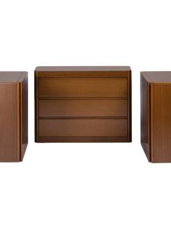 Compasso - Set of Three "4D" Storage System by Mangiarotti for Molteni