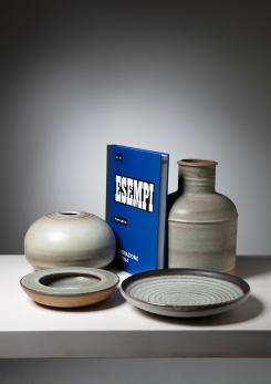 Compasso - Set of Three Ceramic Pieces by Nanni Valentini for Ceramica Arcore Compasso - Set of Three Ceramic Pieces by Nanni Valentini for Ceramica Arcore