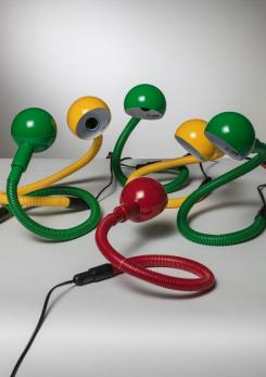 Compasso - Set of 4 "Hebi" Lamps by Isao Hosoe for Valenti
