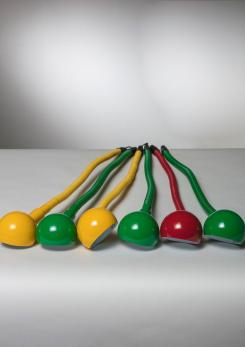 Compasso - Set of 4 "Hebi" Lamps by Isao Hosoe for Valenti