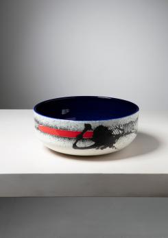 Compasso - Set of Three Ceramic Pieces by Emilio Scanavino for Cedit