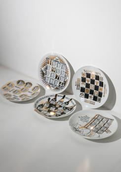 Compasso - Unique Set of 23 Calendar Plates by Piero Fornasetti