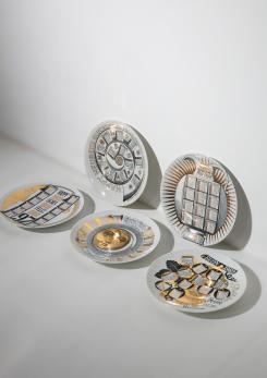 Compasso - Unique Set of 23 Calendar Plates by Piero Fornasetti