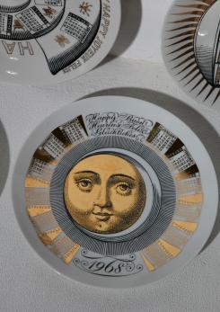 Compasso - Unique Set of 23 Calendar Plates by Piero Fornasetti