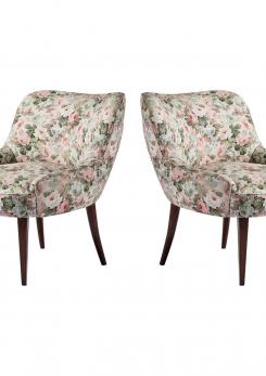 Compasso - Pair of Italian 1950s Club Chairs