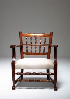 Compasso - Rare Pair of Armchairs by Tomaso Buzzi