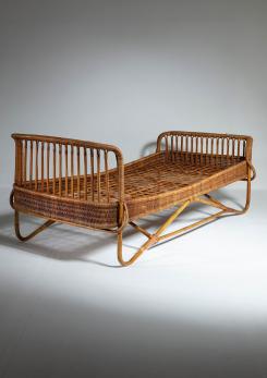 Compasso - Italian 60s Wicker Daybed