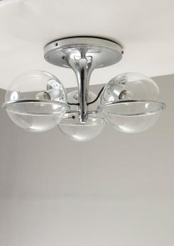 Compasso - Chandelier Model 2042/3 By Gino Sarfatti For Arteluce